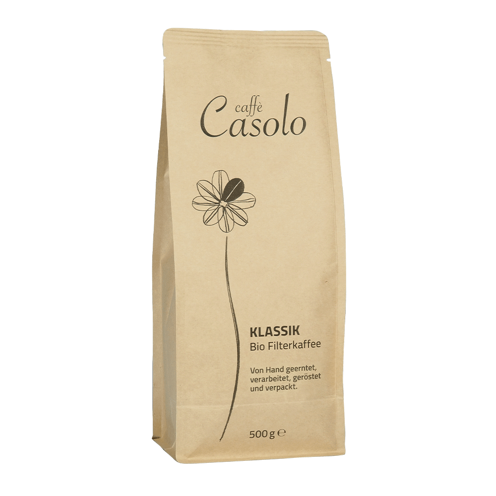 Kaffeetüte Biokaffee Caffè Casolo Klassik